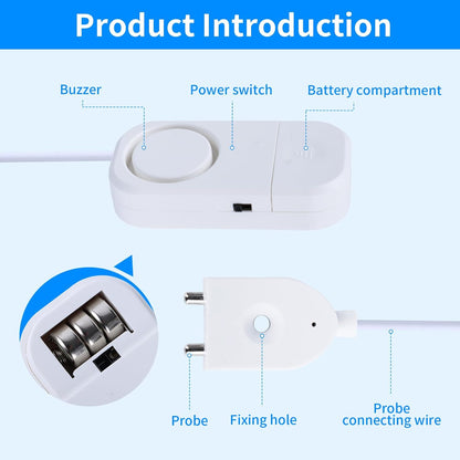 Smart Water Leak Detector, 120dB Adjustable Alarm Suit for Home，Water Sensor for Basement, Water Leak Alarm,3 PCS