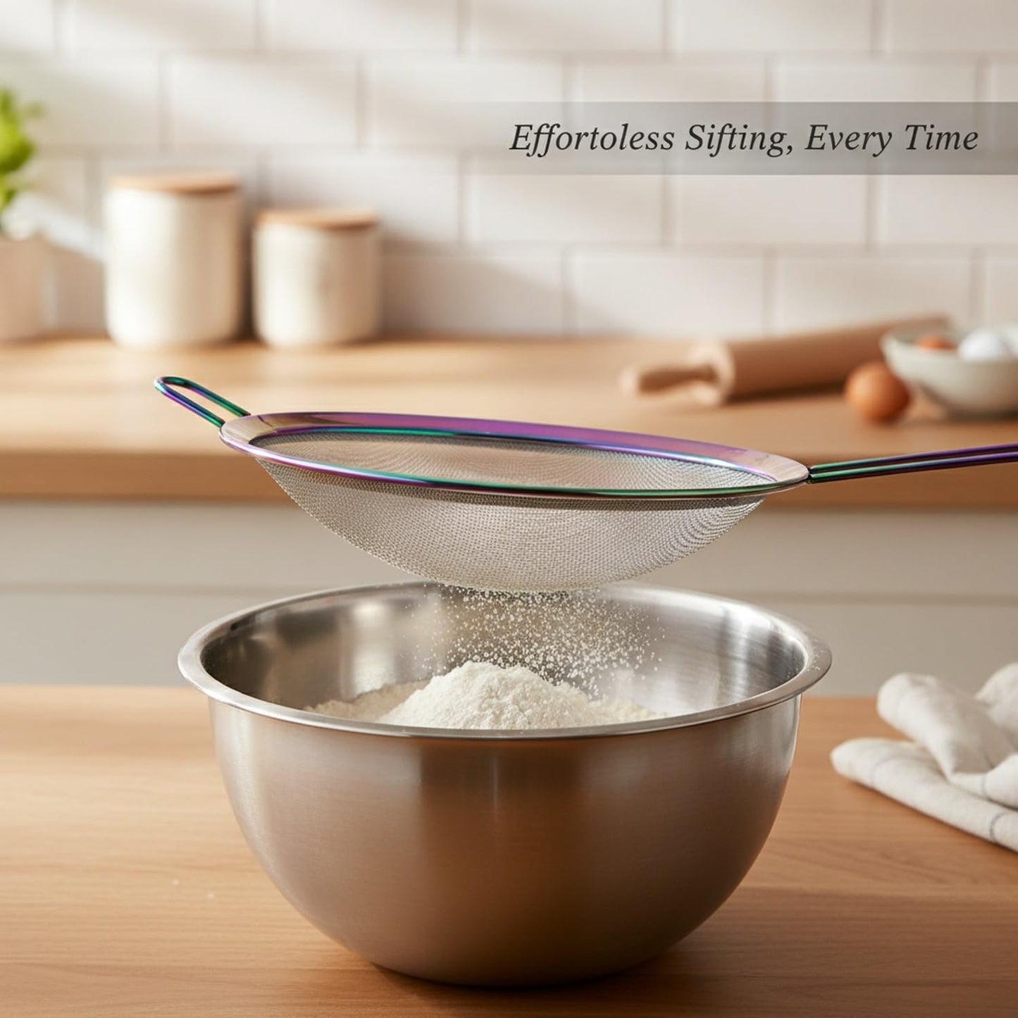 Stainless Steel Splatter Screen for Frying Pan, 13 Inch Mesh Oil Guard to Keep Stovetop Clean (1 Piece)