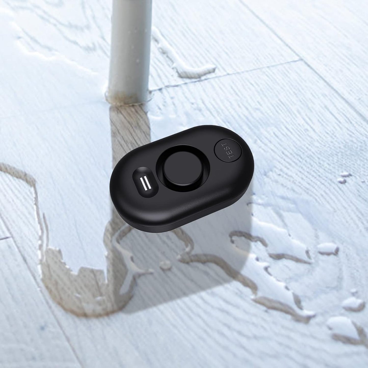 Water Leak Detector Sensor Alarm: Home Water Flooding Monitor Smart Sink Overflow Monitoring Adjustable Wet Moisture Alert Pipe Leakage Drip Detection Warning for Basement Floor