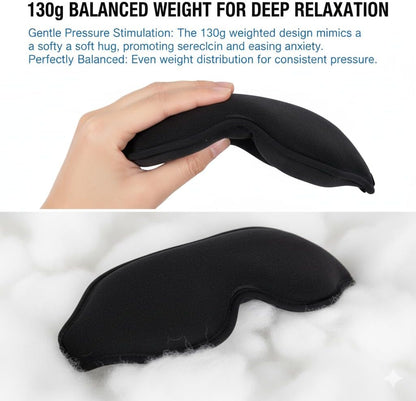 3D Zero-Pressure Sleep Mask with Cooling Gel | 100% Blackout Eye Cover for Puffy Eyes, Migraines & Dry Eyes | Hot & Cold Therapy for Deep Sleep & Relaxation
