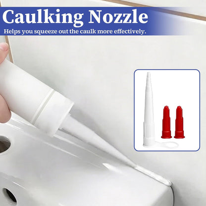 22pcs Caulking Tool Kit-Caulk Finishing Tool, Caulk Remover Tool and Caulk Nozzle Tip for Gap Bathroom Kitchen Toilet Caulking Gap Filling, Suitable for Professionals and DIYer