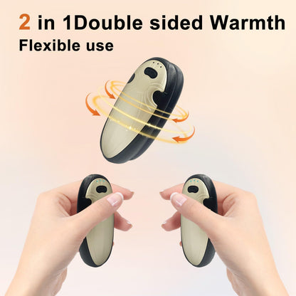 Hand Warmers Rechargeable 2 Pack,with Charging Case,14000mAh Electric Hand Warmer Reusable, 60Hrs Long Heating, Portable Pocket Heater Handwarmer for Women Men, Outdoor Camping, Ski Equipment