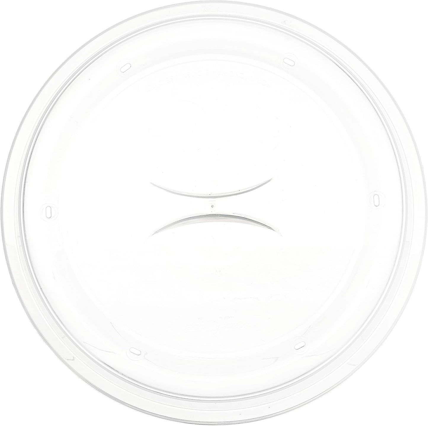 Nordic Ware BPA-free and Melamine Free Plastic Splatter Microwave Cover, 10-Inch (Set of 2), Clear