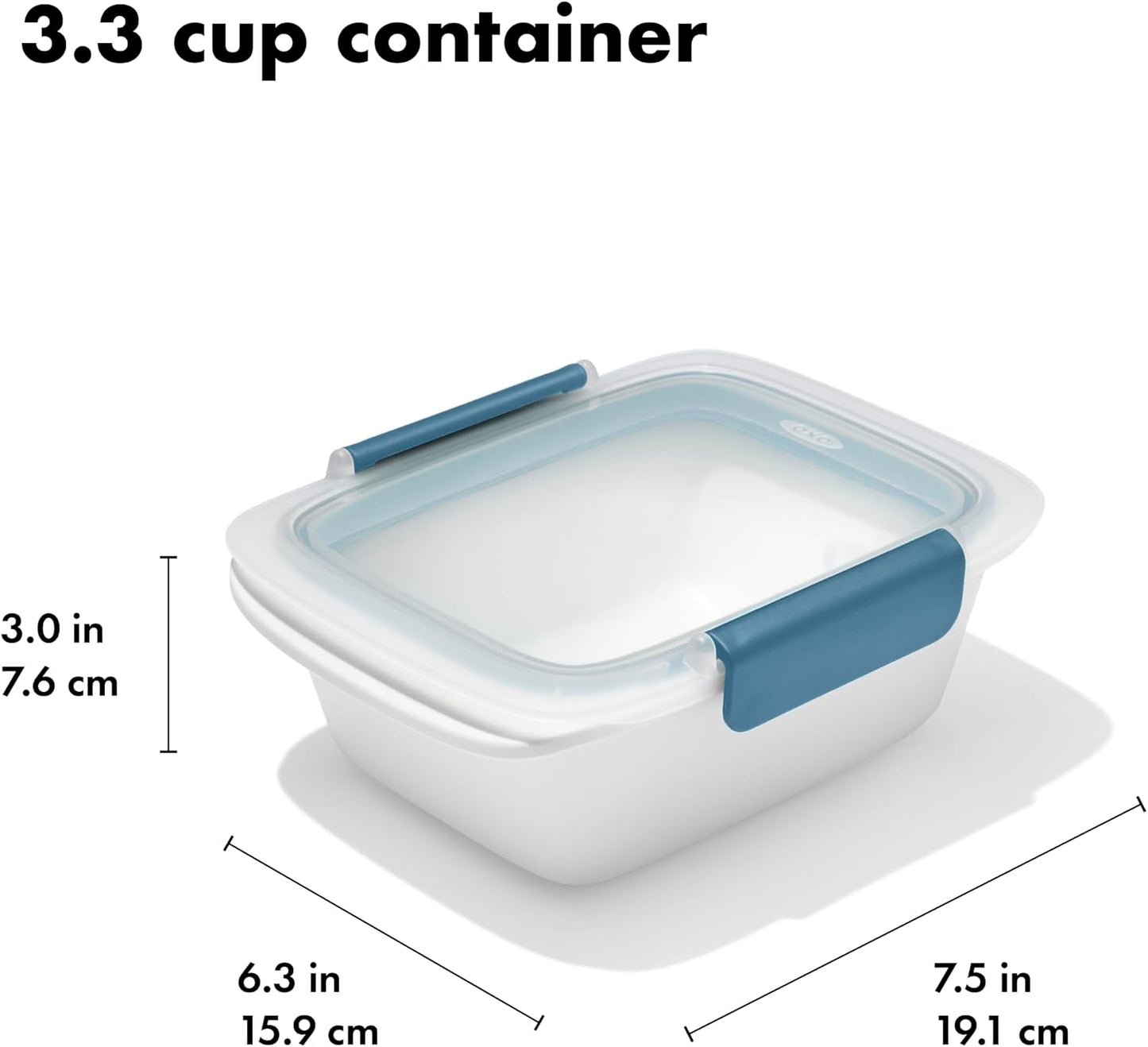 OXO Good Grips Prep and Go Container With Colander - Ocean Blue