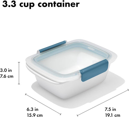 OXO Good Grips Prep and Go Container With Colander - Ocean Blue