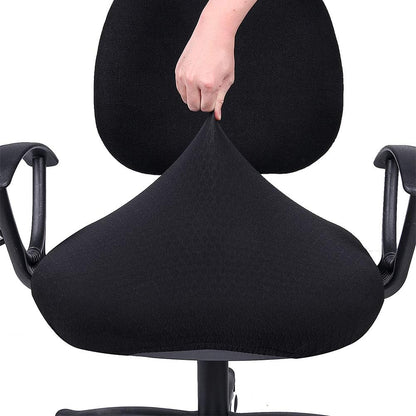 Smiry Office Computer Chair Armrest Covers, 2PCs Anti-dust Arm Rest Pad | Removable Washable Desk Chair Arm Pad Covers, Grey