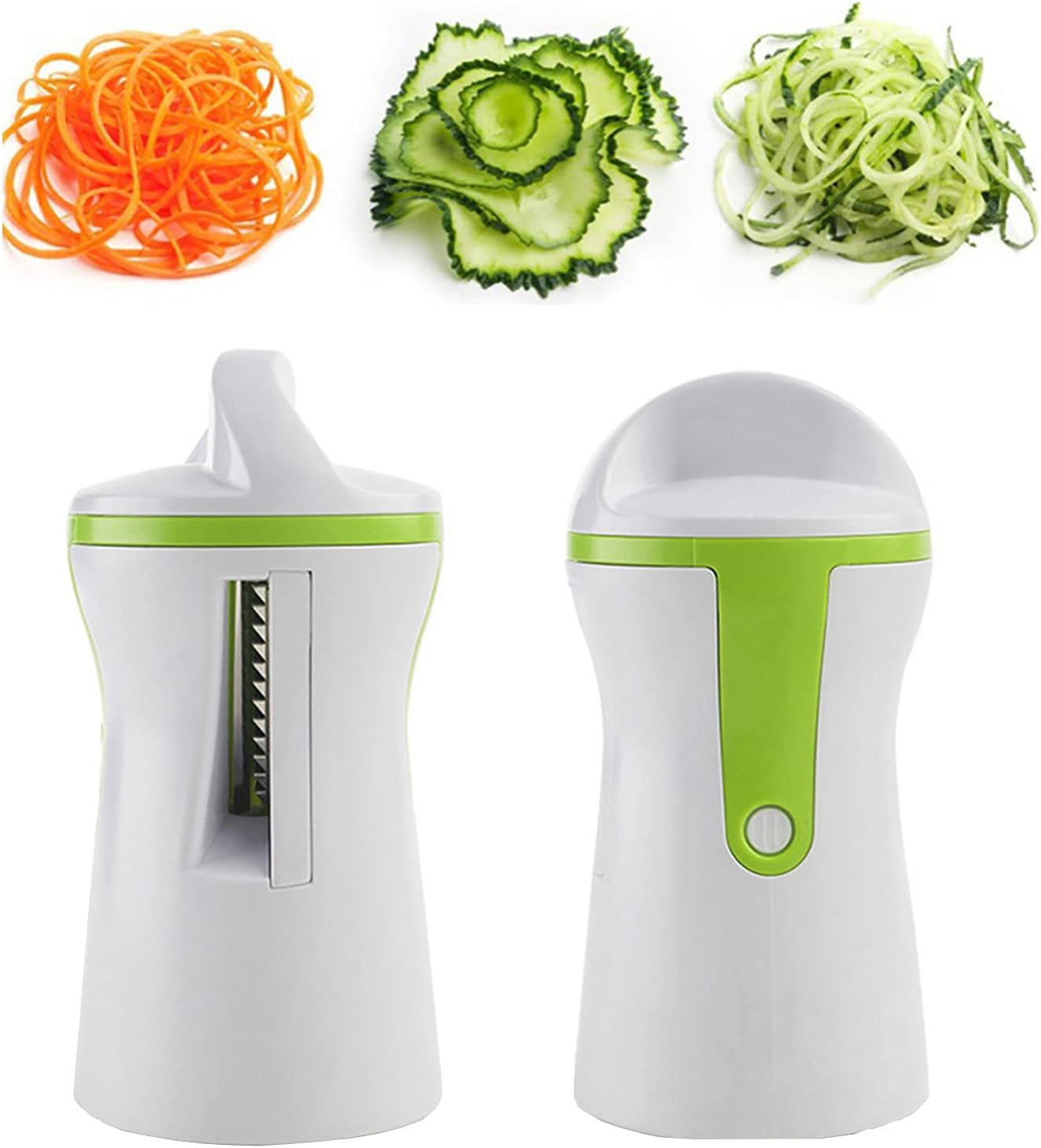 Vegetable Spiralizer, Spiral Veggle Slicer, Handheld | Zucchini Noodle Maker, Spiral Vegetable Cutter, For Zucchini, Squash, Cucumbers, Carrots, Veggie Spaghetti Pasta Noodles