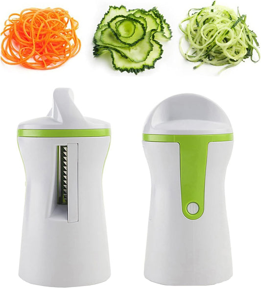 Vegetable Spiralizer, Spiral Veggle Slicer, Handheld | Zucchini Noodle Maker, Spiral Vegetable Cutter, For Zucchini, Squash, Cucumbers, Carrots, Veggie Spaghetti Pasta Noodles