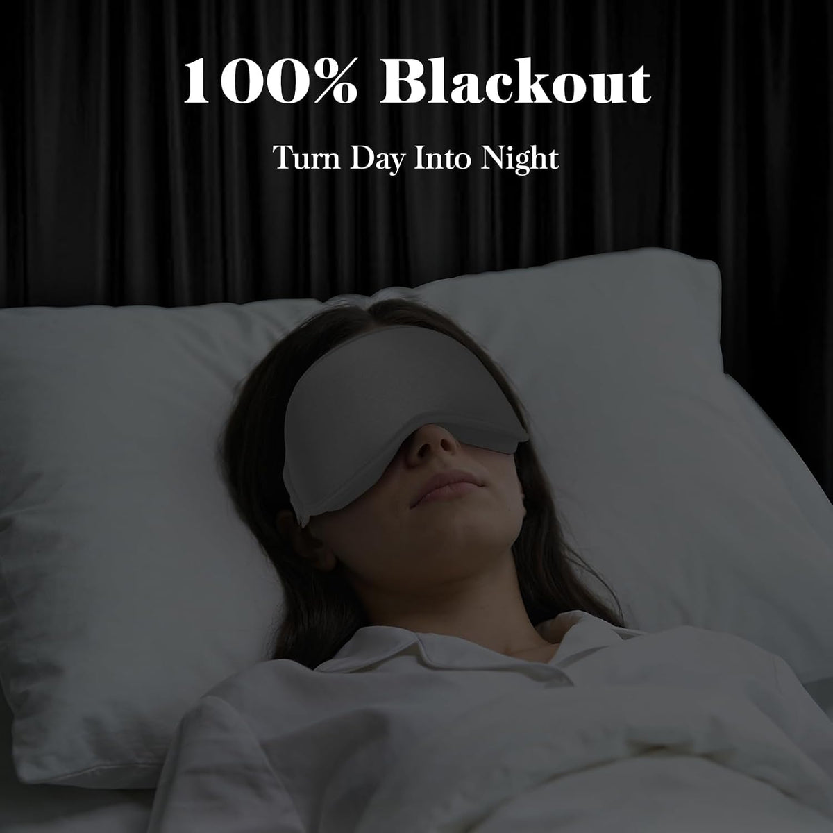 Fygrip 3D Eye Mask Sleep Mask for Men & Women, Black