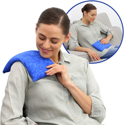 Nature Creation Microwaveable Herbal Heating Pad - Microwave Heating Pad for Neck and Shoulders, Cold & Hot Pack, Heat Pack Warming Pad, Microwavable Heating Pads - Pack of 1 (Lavender Flowers)