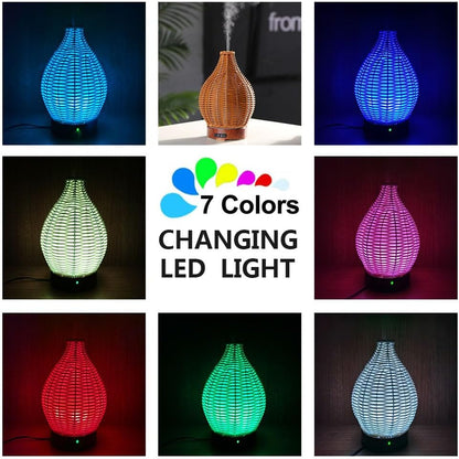 Tree Essential Oils Diffuser for Home 150ML Aromatherapy Diffuser | Birthday Gifts for Women mom,Metal Cool Mist Humidifier with 7 Colors Lights Waterless Auto Off Air Diffusers