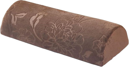 Large Half Moon Bolster Pillow for Legs, Knees, Side Sleepers，Lower Back and Head, with Pillowcase Memory Foam Leg Pillows for Sleeping Yoga Bed(#14,16.5x7x4in/42x18x10cm)