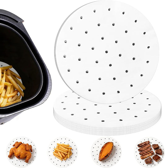 Air Fryer Parchment Paper Liners, 8 Inch 100 Pcs