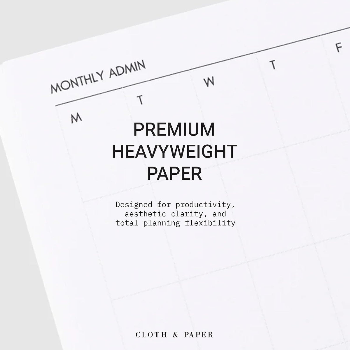 Cloth & Paper Travel Notebook | Daily Wellness Planner – Smoked Salt | Pocket Plus Wellness Planner 3.2" x 6" | Habit Tracker & Self Care Journal for Goals, Gratitude & Reflection – Soft Touch Cover
