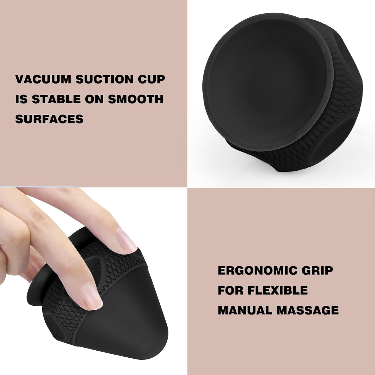 WOVTE Massage Lacrosse Ball Therapy for Sore Muscles Myofascial Release | Shoulders, Neck, Back, Foot, Body, Deep Tissue, Trigger Point, Muscle Knots, Yoga