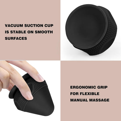 WOVTE Massage Lacrosse Ball Therapy for Sore Muscles Myofascial Release | Shoulders, Neck, Back, Foot, Body, Deep Tissue, Trigger Point, Muscle Knots, Yoga
