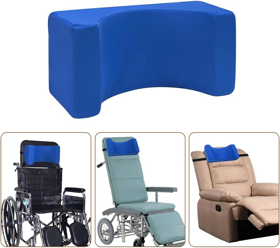 AOSSA Wheelchair Headrest Pillow, Neck Support Cushion for Recliner Chairs