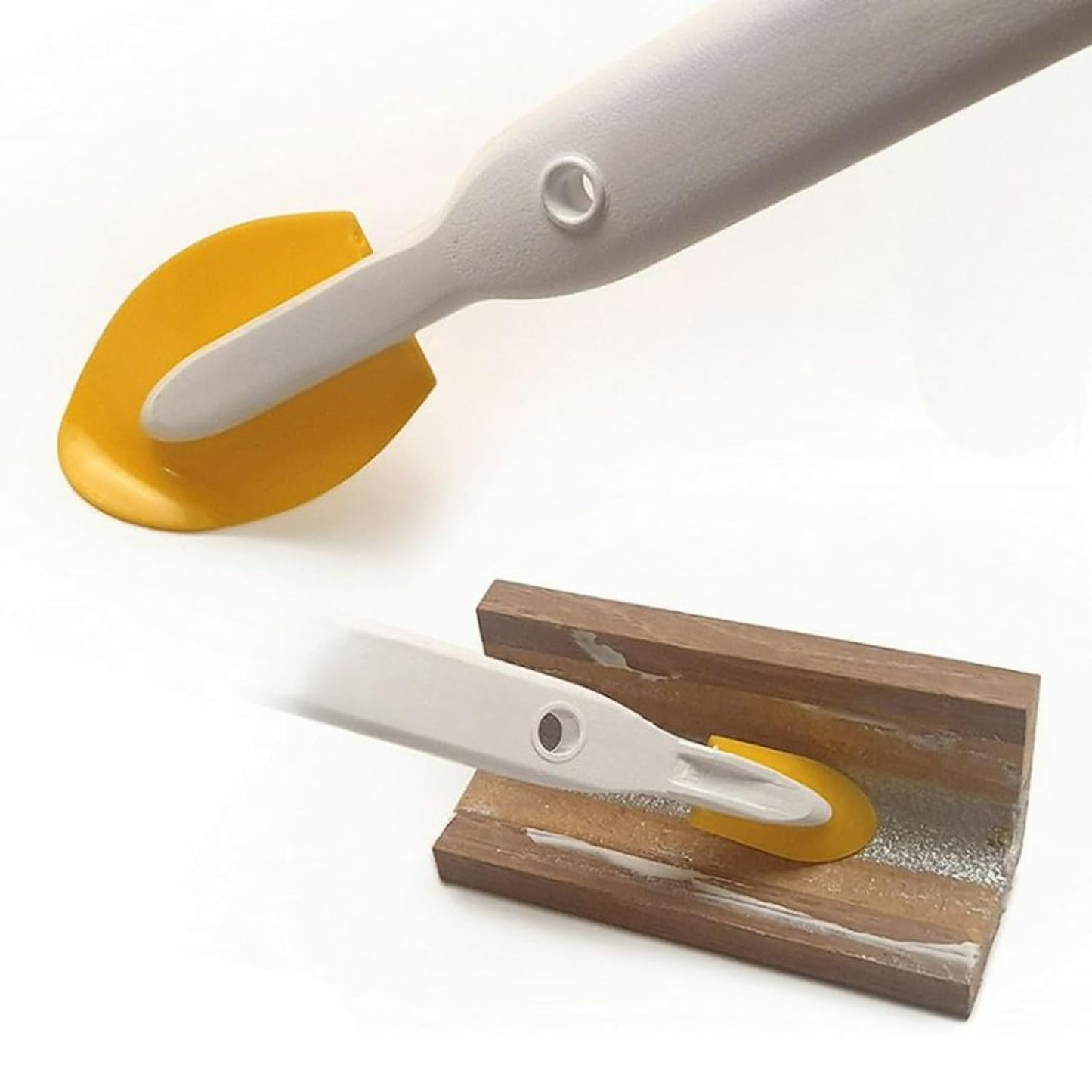 Caulk Caulking Silicone Sealant Finishing Tool (4-Size)- Ideal for DIY, Waterproofing, Grouting. Durable Urethane Rubber Design, Scratch Prevention (Two-Way (S) 3P)