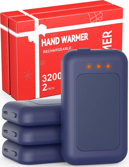 Electric Hand Warmers Rechargeable, Rechargeable Hand Warmer, Portable Hand Warmer for Outdoor Camping Hunting Golf Accessories, Gifts for Women Men