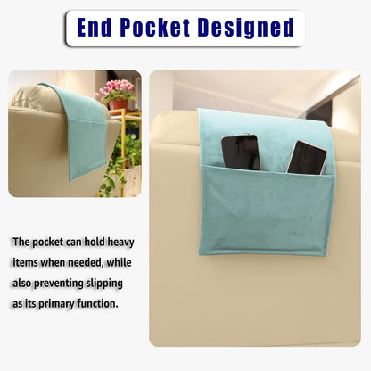 Adjustable Headrest Pillow for Recliners and Armchairs - Non-Slip Velvet Cushion for Neck Support and Pain Relief (Gray)