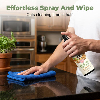 Air Fryer Cleaner and Degreaser Spray, Multi Surface Removes Grease, Grime, Oil Remover, Fast-Acting Kitchen Appliances (2PCS)