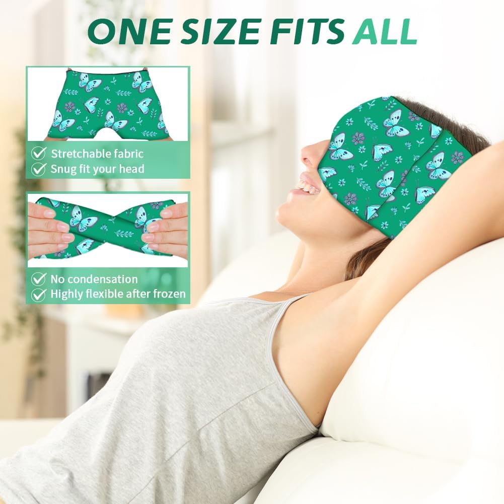 Migraine Relief Cap, Soothing Headache Ice Face Mask Products
