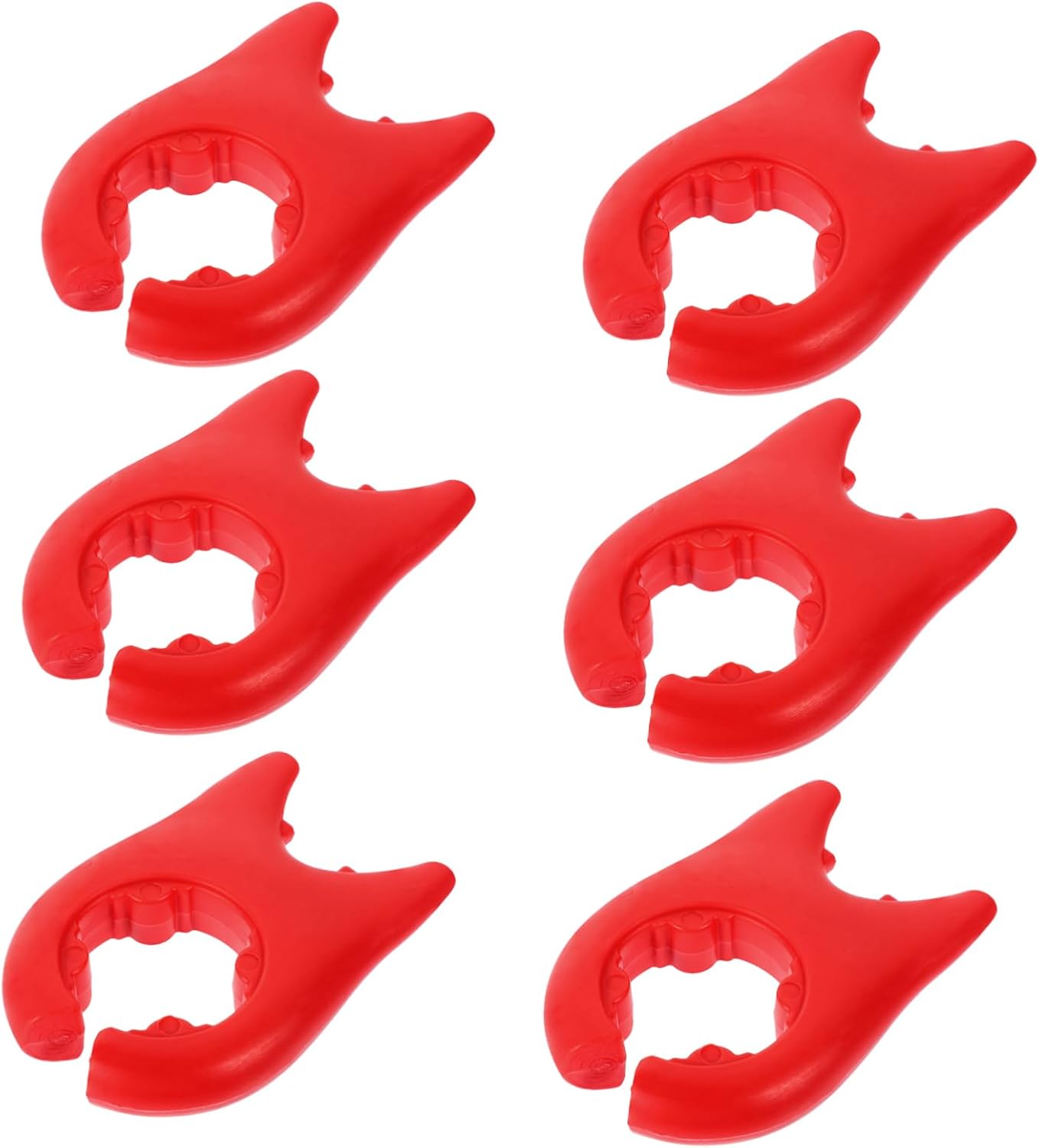 ULTECHNOVO 6pcs Spill Pot Lid Lifters Silicone Boil Stoppers for Kitchen Use Prevent Overflow and Keep Lids Elevated Easy to to Touch