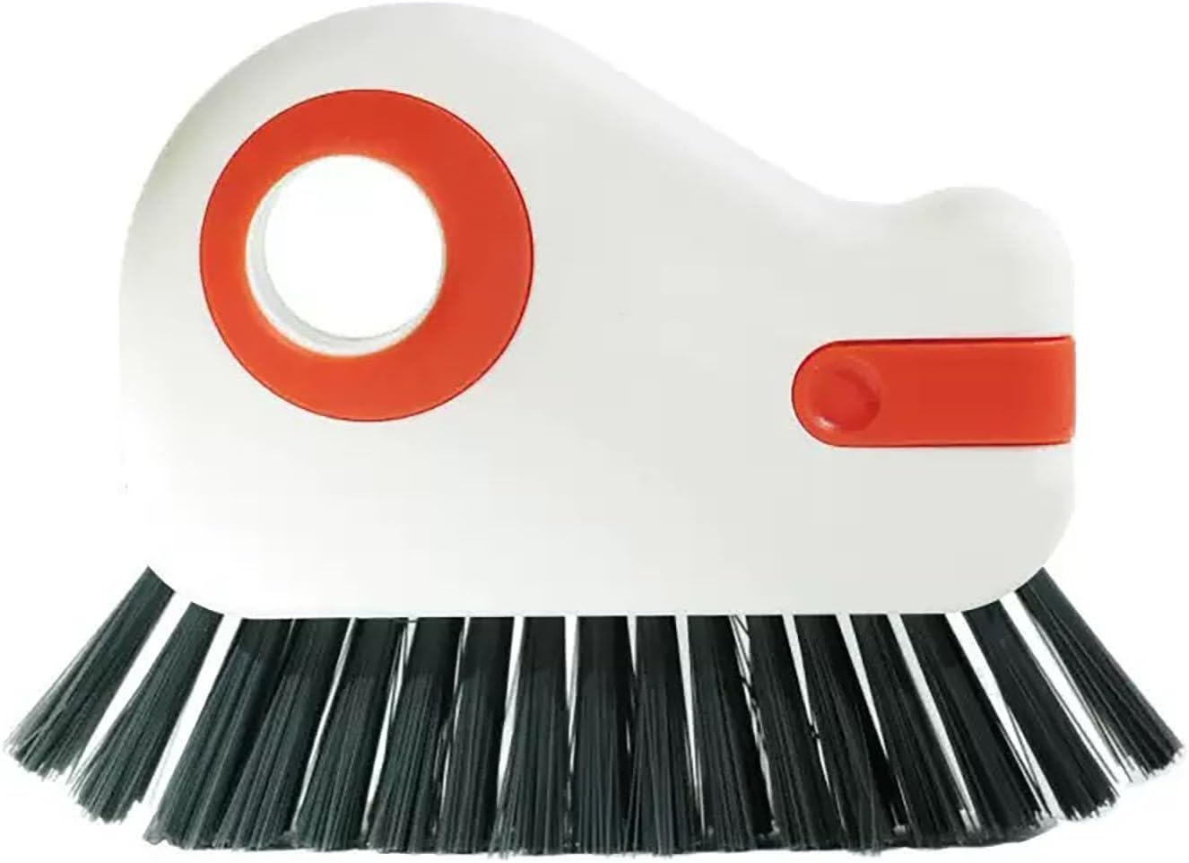 2 in 1 Window Track Cleaning Tools Groove Crevice Cleaning Brush with Hidden Scraper for Sliding Door Tracks, Window Sills, and Window Seal (1 Piece)