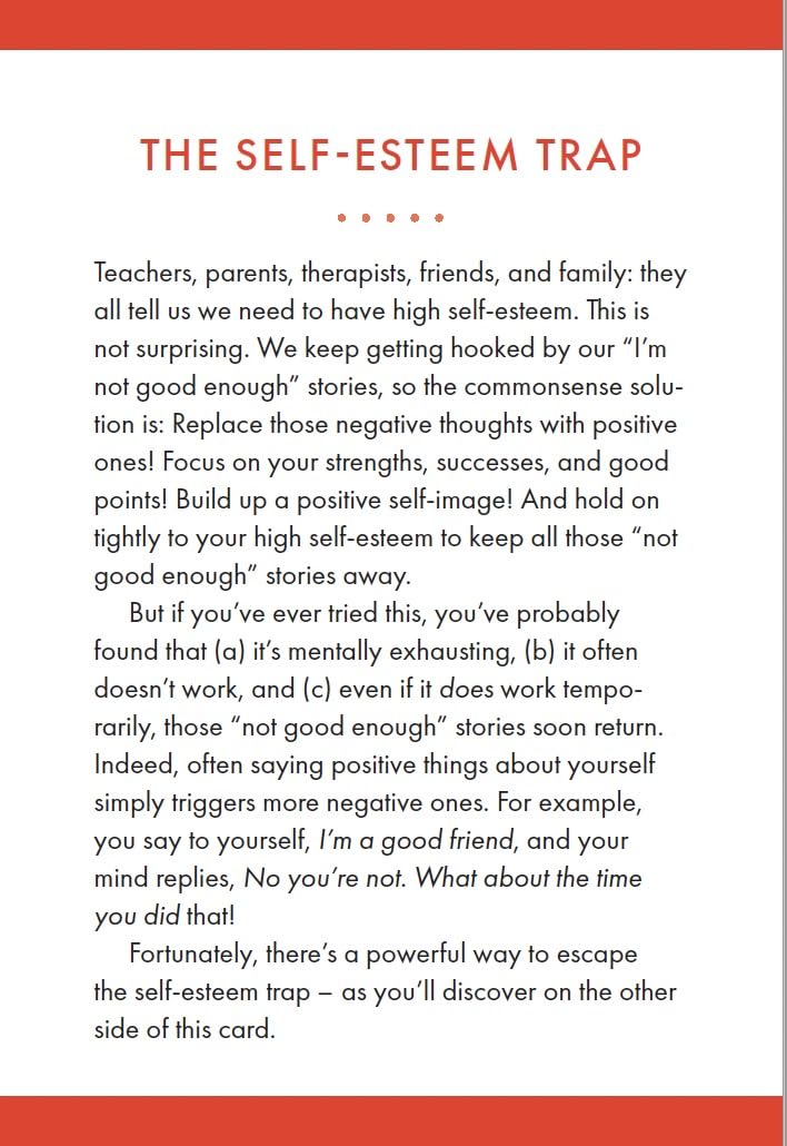 The Happiness Trap Cards: 50 ACT-Based Prompts, Practices, and Reflections to Help You Stop Struggling and Start Living