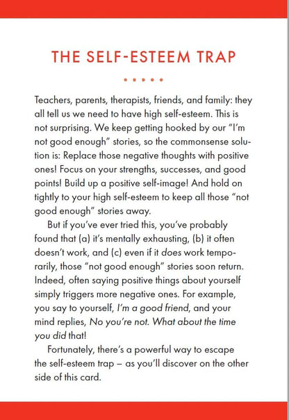 The Happiness Trap Cards: 50 ACT-Based Prompts, Practices, and Reflections to Help You Stop Struggling and Start Living