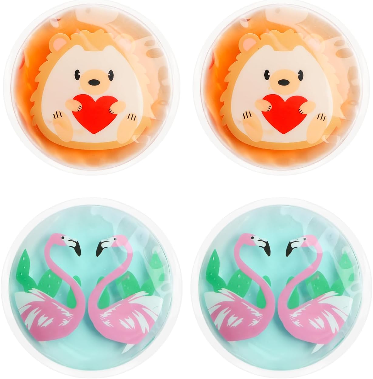 4PCS Gel Eye Ice Pack Set Reusable, Cold and Hot Compress for Eyes, Ice Pack for Eyes, Cooling Eye Pads for Eye Strain, Swelling, Redness, Dark Circles, Puffy Eyes, and Eye Recovery Surgery.