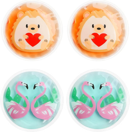 4PCS Gel Eye Ice Pack Set Reusable, Cold and Hot Compress for Eyes, Ice Pack for Eyes, Cooling Eye Pads for Eye Strain, Swelling, Redness, Dark Circles, Puffy Eyes, and Eye Recovery Surgery.