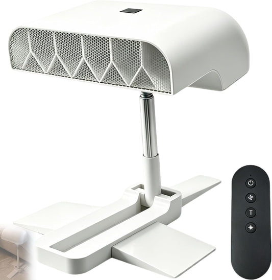 Bed Cooling Fan Under Sheets with Remote Control & 5 Whisper-Quiet Speeds | Mattress Fan Cooling System with Powerful Airflow, Adjustable Bed Cooling System, for Hot Sleepers and Night Sweats