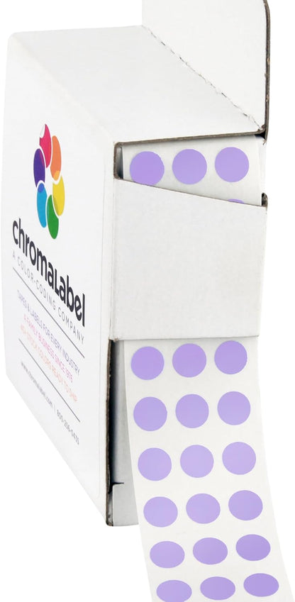 Dark Blue, Red & Yellow Dots, 1/4 Inch, 1000/Box Each Color | Writable Semi-Gloss Circle Labels in Dark Blue, Red and Yellow for Offices, Retail and Classrooms. Made in USA - Colors A