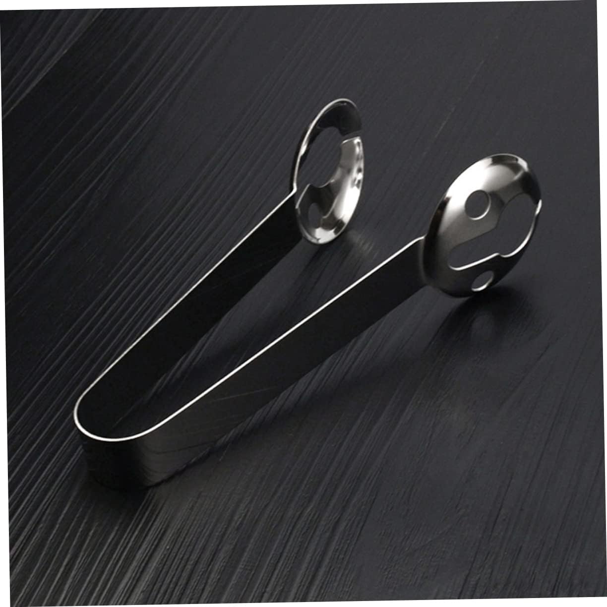 Mikinona 2pcs Stainless Steel Tea Bag Holder Strainer Heat Resistant Tea Tools for Slotted Spoon Squeezer Kitchen Accessories