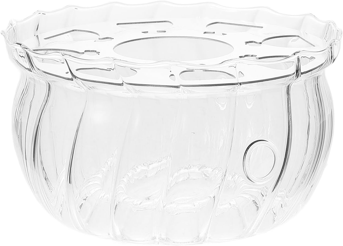 LALAFINA Glass Teapot Warmer with Tealight Candle Holder Heat Base for Tea Serving Tray European Style Food Warmer Compatible with Kung Fu Tea Sets