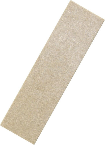 Super Sliders 2-1/2" x 9" XL Rectangle Reusable Furniture Sliders for Carpet, Anti-Slip Protective Furniture Moving Pads for Beds, Sofas, Dressers, Set of 4, Beige