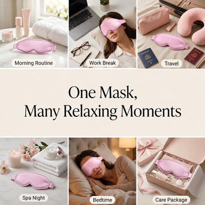 Cooling Eye Mask for Puffy Eyes: Fsa Eligible Items Hsa, Face Ice Eye Pack for Migraine After Surgery Relief - Reusable Cold Compress for Headaches Puffiness - Comfortable Weighted Fit Gel Sleep Mask