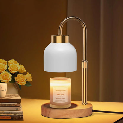 Candle Warmer Lamp with Timer Dimmer, Height & Brightness Adjustable