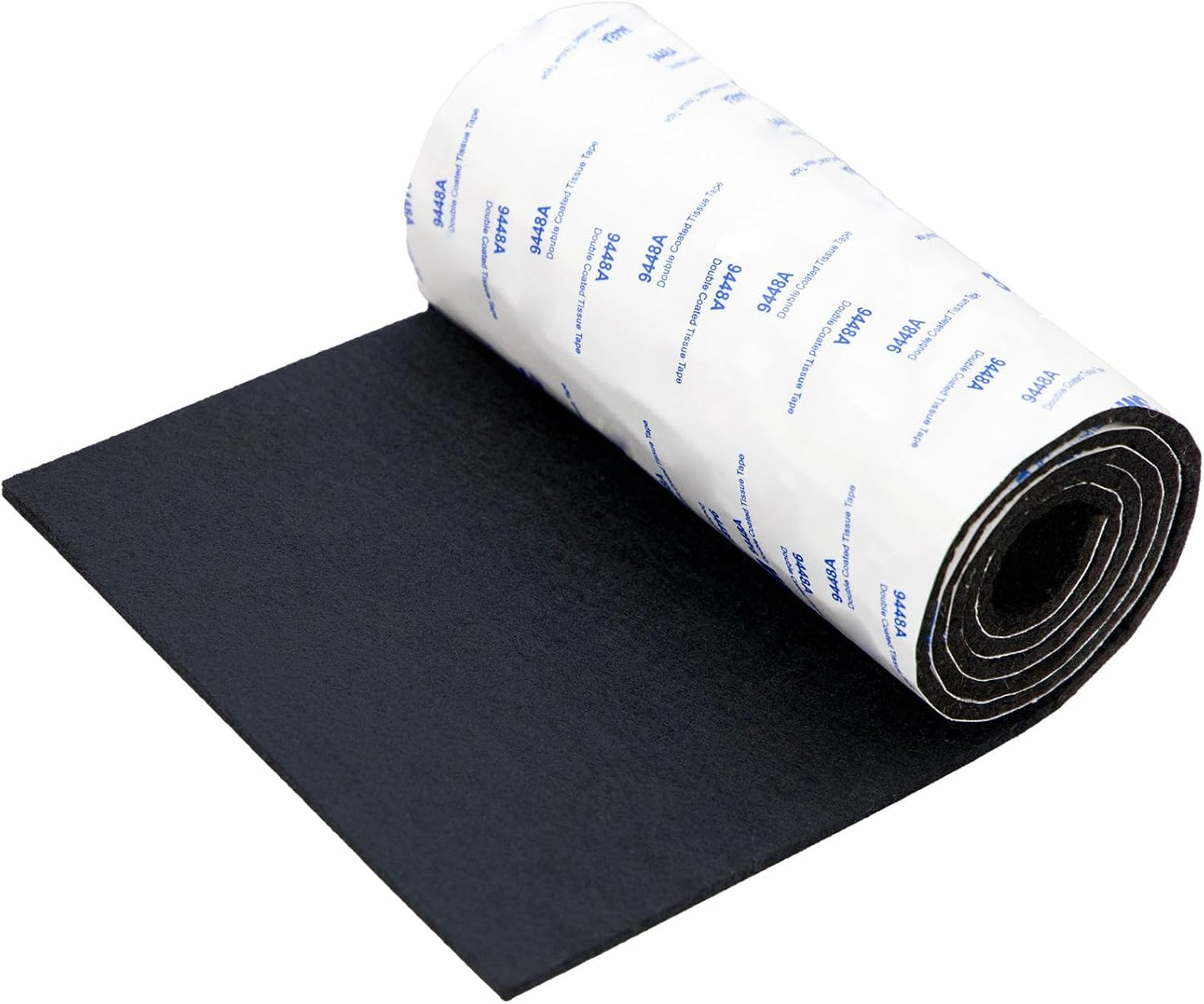 Cuttable Felt Furniture Pads with Sticky Backing,40x4 inch Self Adhesive Felt Sheets,Heavy Duty Felts Strip Roll Felts Tape Protect Hardwood Floors No Scratches No Noise