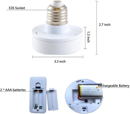 XSDeTu Battery Operated Wall Sconce with Remote, Rechargeable Battery Powered Wall Light, 3 Colors Dimmable Wall Mounted Lights, Adjustable Lamp for Bedroom Bedside, Wooden Arm, Fabric Shade, 2 Pcs