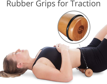 Body Back Wooden Back Roller Back Cracker for Pain Relief & Muscle Recovery