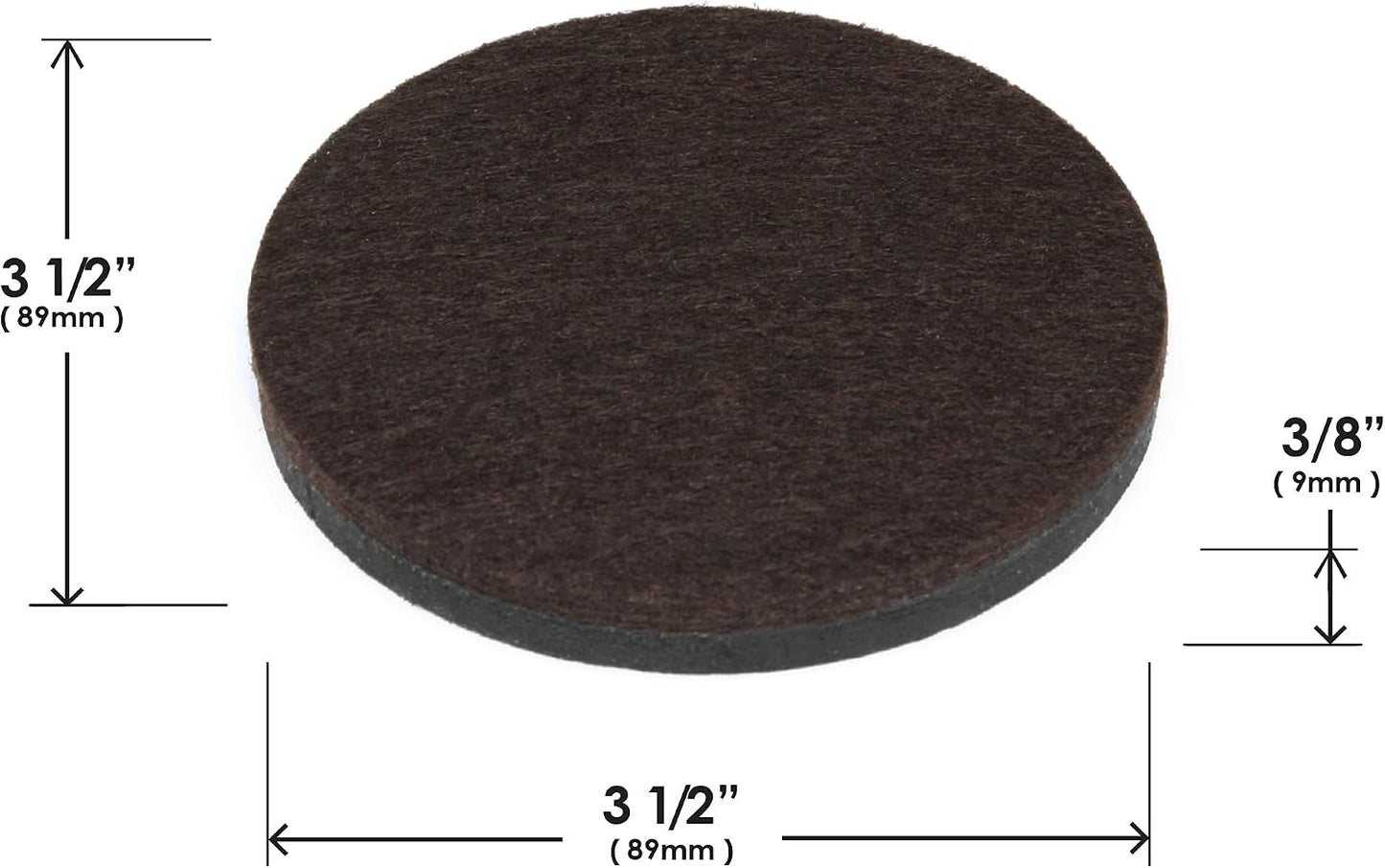 Slipstick GorillaSliders Premium Furniture Sliders for All Floor Surfaces (16 Piece Moving Kit) Reusable 3.5” Round Furniture Movers for Sliding Furniture on Hardwood & Carpet, Black, CB13-1-16