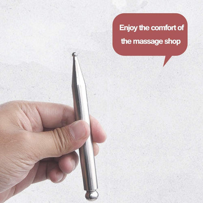 FeelFree Sport Manual Acupuncture Pen, Acupressure Pen & Fascia Stick | Stainless steel massage tool with dual heads for trigger points