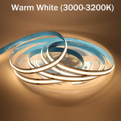 Motion Sensor LED Cabinet Light 1M 2M 3M Under Bed Stairs Wardrobe Lamp Tape 5V USB FOCB LED Strip Closet Night Ligh (Motion Sensor 1M FCOB Light, Cool White)