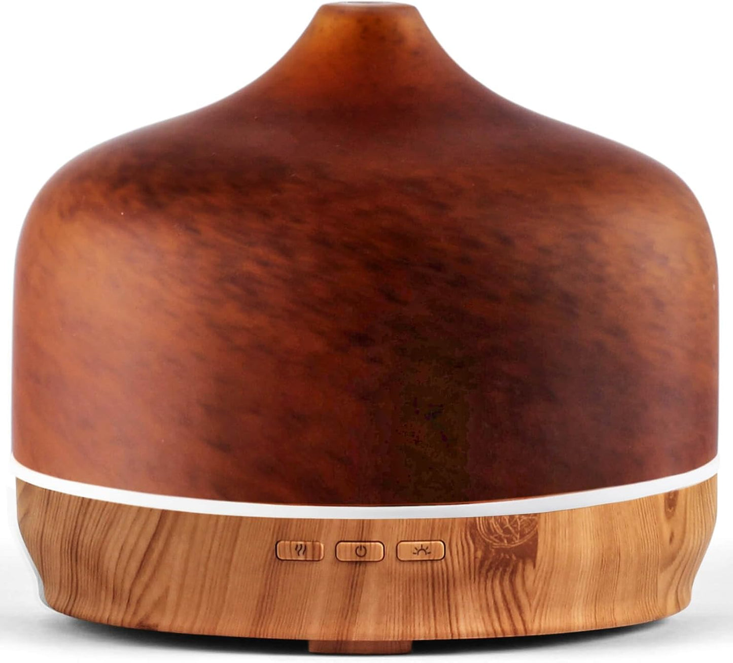Porseme 500ml Glass Essential Oil Diffuser Aromatherapy Ultrasonic Cool Mist Humidifier 15-21 Running Hours Waterless Auto-Off Air Diffusers for Sleeping Yoga Working Spa(Light Blue)