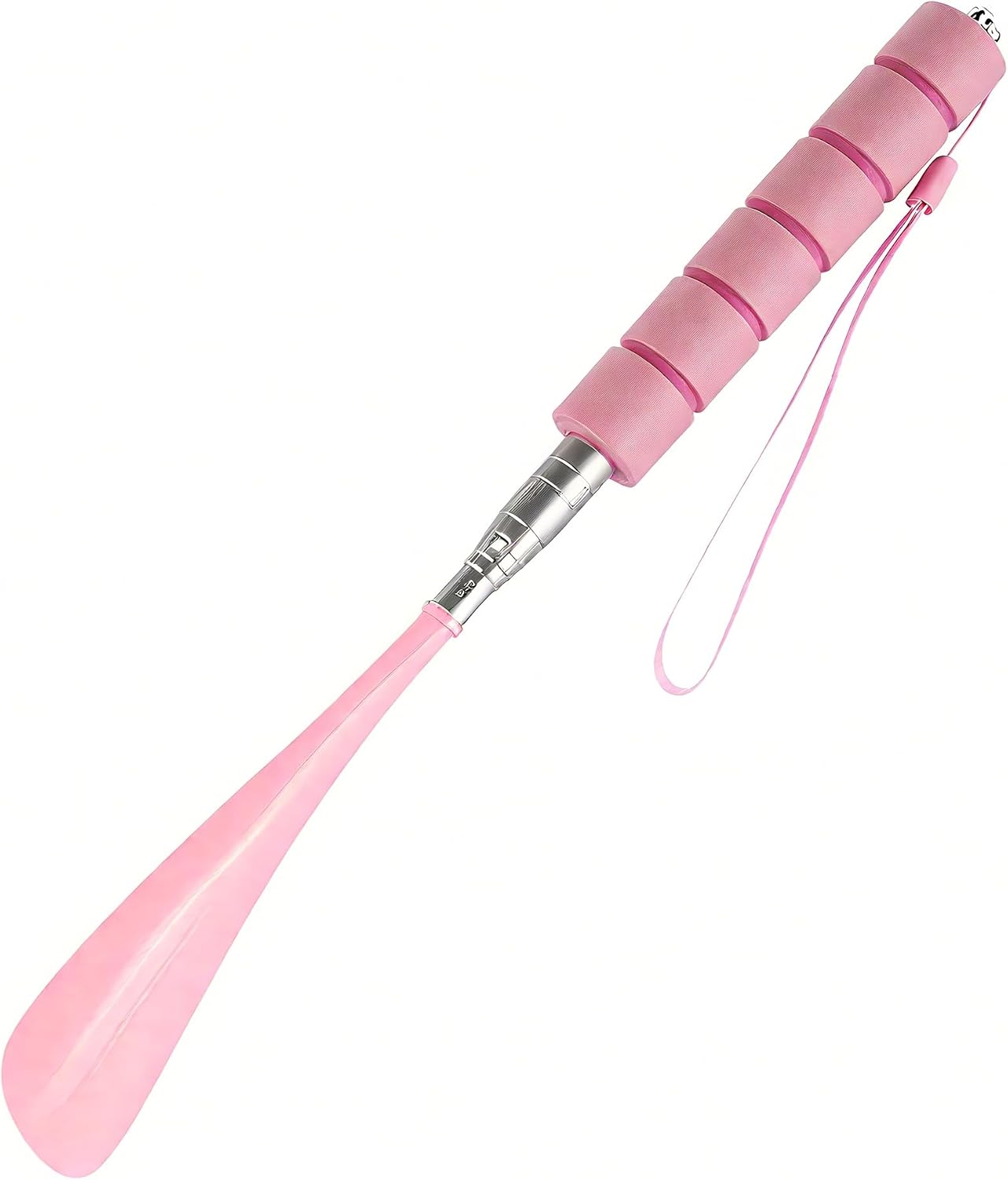 Shoe Horn Retractable Stainless Steel Long-Handle Foldable Shoe Puller for Seniors Extended Travel Pregnant Women 1 Pack