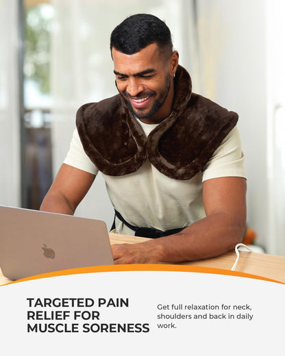 CooCoCo 24"x37" Heating Pad for Neck and Shoulders and Back Pain Relief