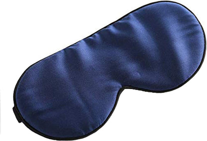 Silk Sleep Mask, Blackout Eye Mask for Sleeping with Adjustable Strap