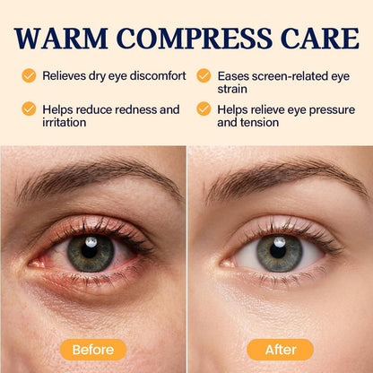 30 Pack Self-Heating Steam Eye Masks for Dry Eyes: Moist Heat Warm Compress